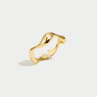 18K Gold Wave Ring 4