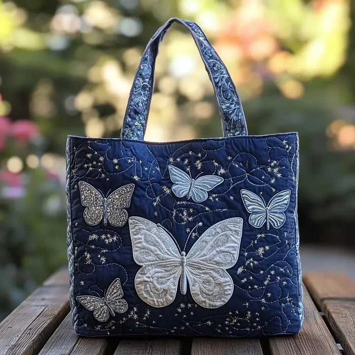 Bolso Artesanal — Mariposa Plateada