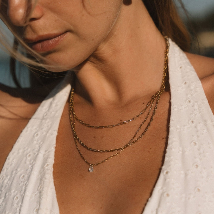 Jana Triple Chain Necklace