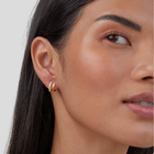 18K Gold & Crystal Claw Earrings 3