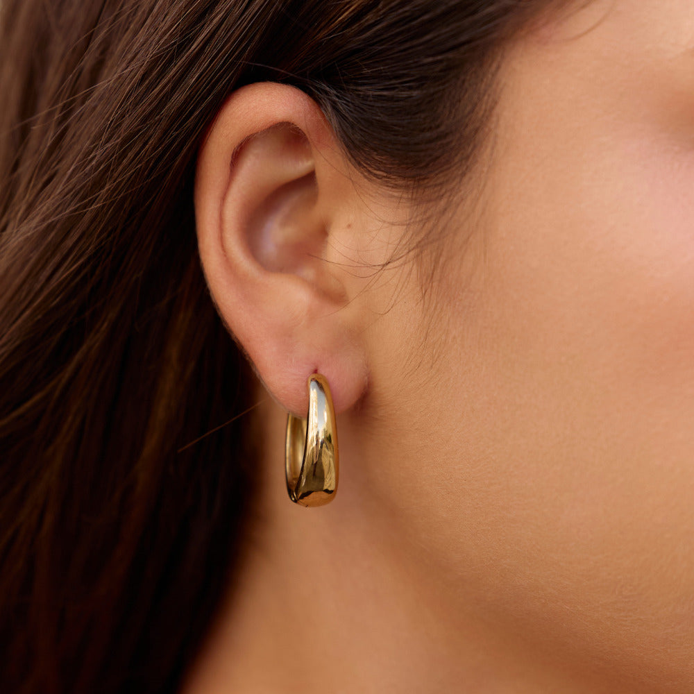 Valentina Gold Hoop Earrings