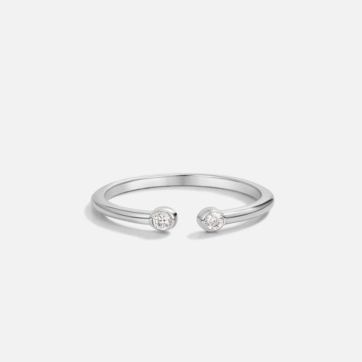 Cali Silver Crystal Ring