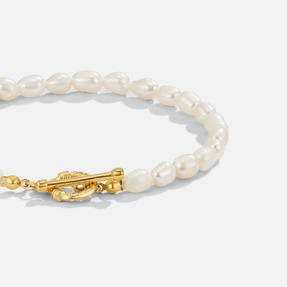 Cara Pearl Link Bracelet