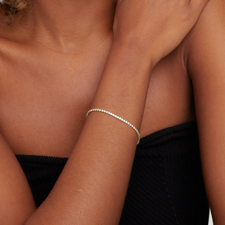 Cordelia Silver Tennis Bracelet