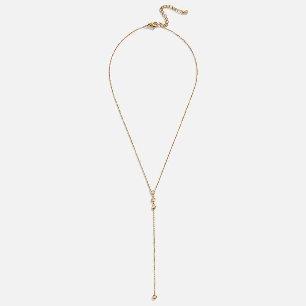Crystal Eve Lariat Necklace