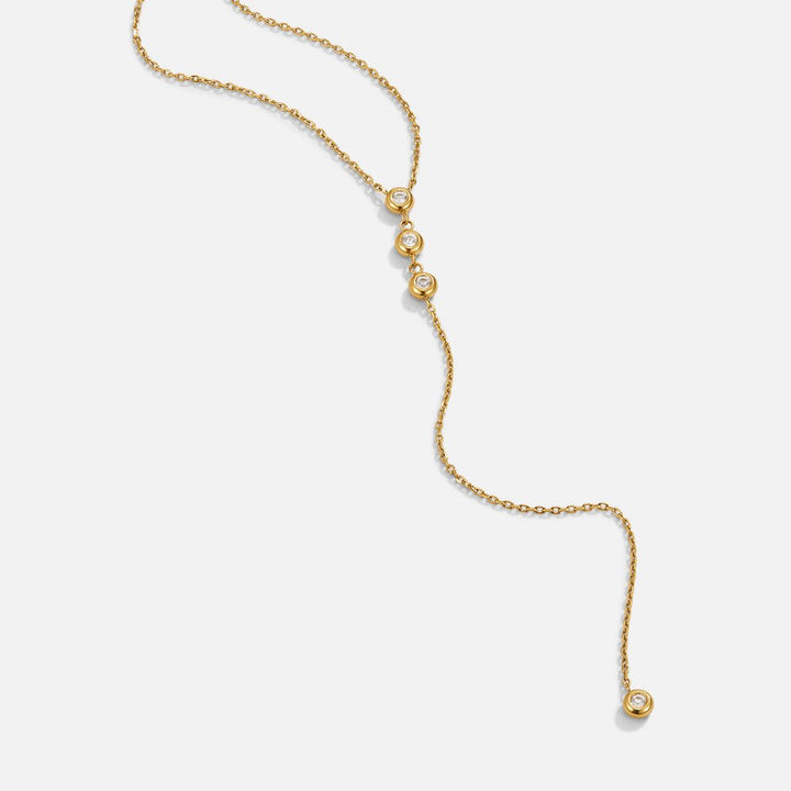 Crystal Eve Lariat Necklace