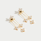 Crystal Lotus Waterfall Earrings 5