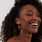 Crystal Lotus Waterfall Earrings 7