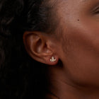 Crystal Lotus Waterfall Earrings 4