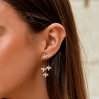 Crystal Lotus Waterfall Earrings 8