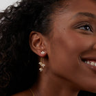 Crystal Lotus Waterfall Earrings 6