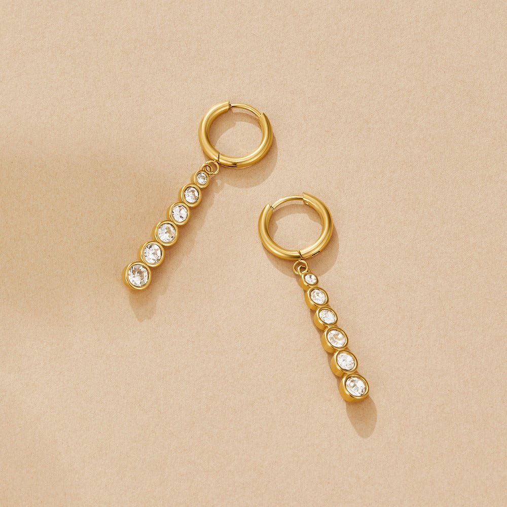 Emily Crystal Drop Earrings