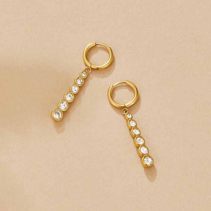 Emily Crystal Drop Earrings