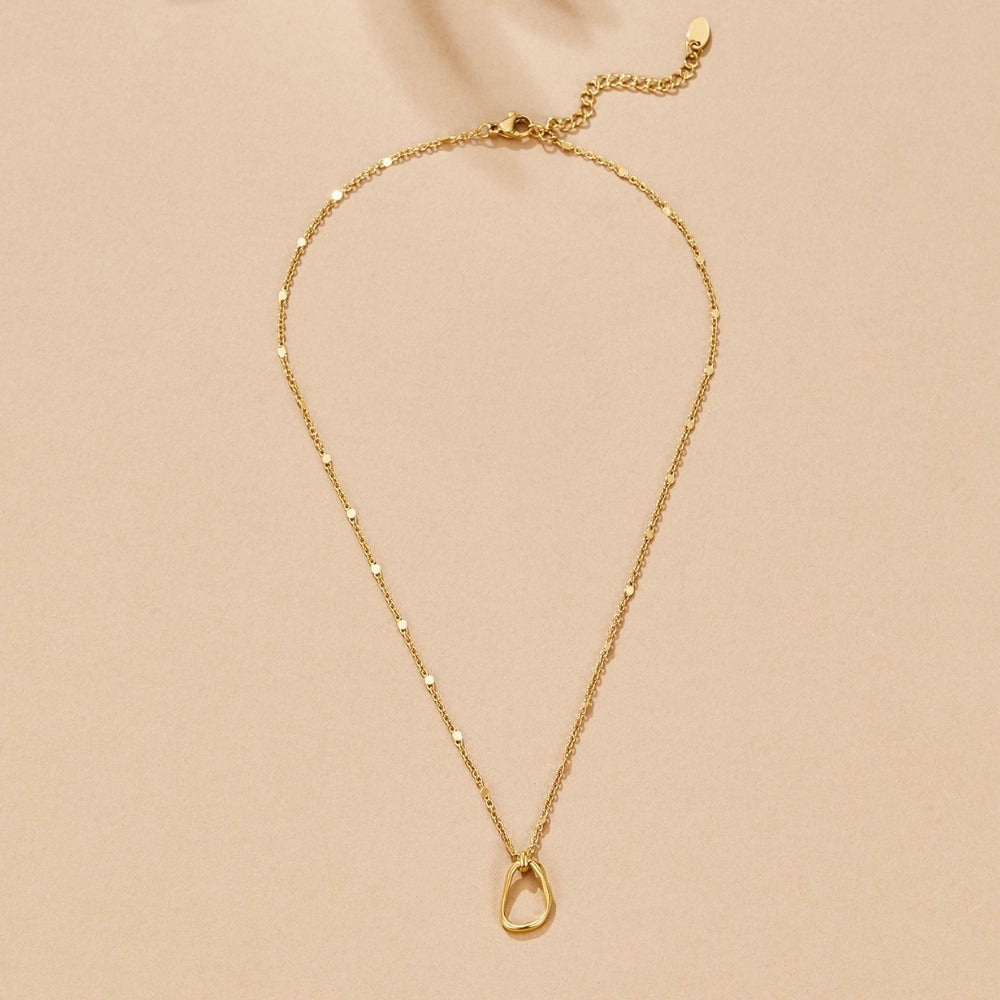 Erin Gold Pendant Necklace