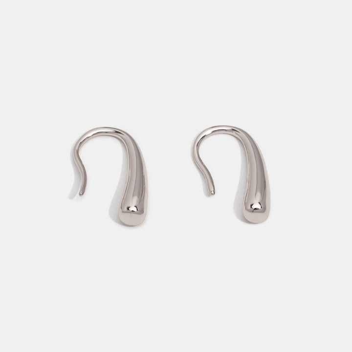 Francesca Water Drop Silver Earrings