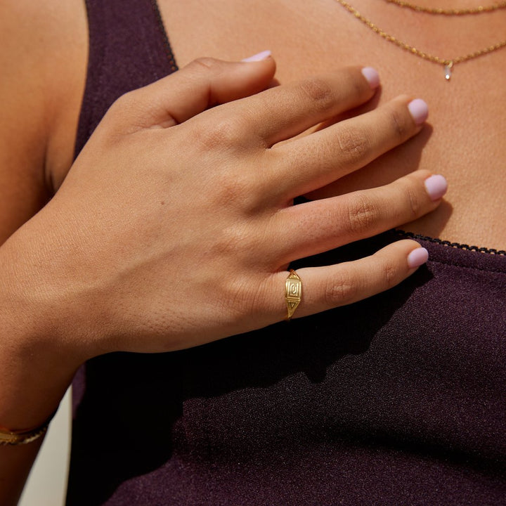 Gold Adaline Ring