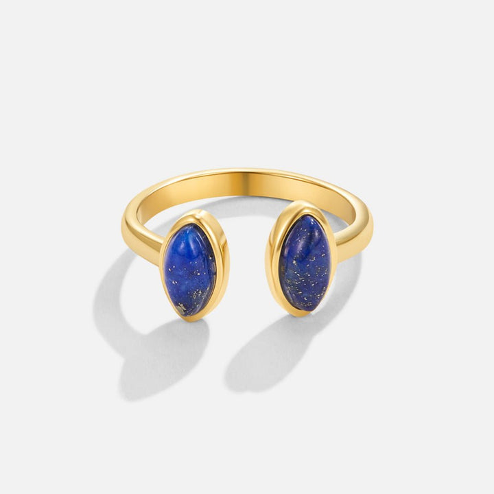 Gold Lapis Lazuli Wrap Ring