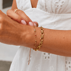 Gold Link Chain Bracelet 6