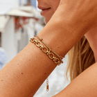 Gold Link Chain Bracelet 2
