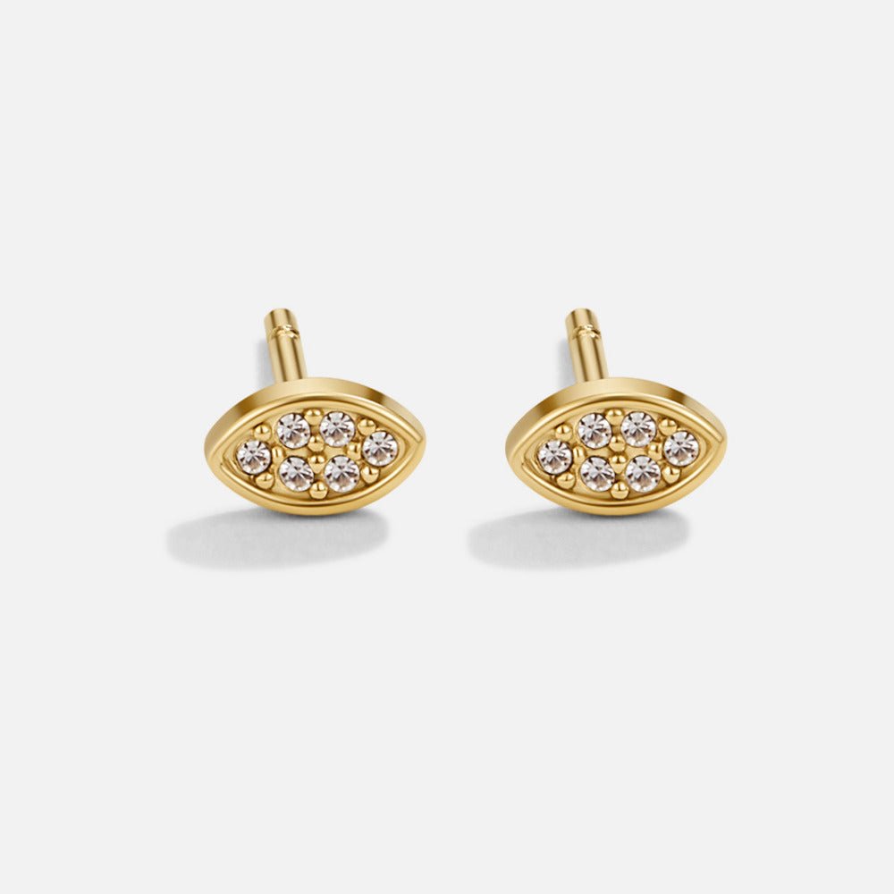 Gold Montana Stud Earrings