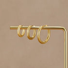 Gold Trio Mini Hoop Set 3