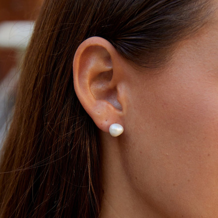 Ina Pearl Stud Earrings