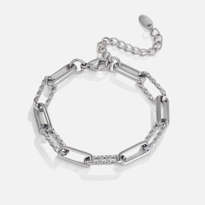 Jihan Chunky Silver Chain Bracelet