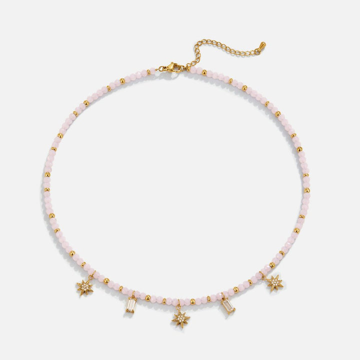Lana Pink Bead Necklace