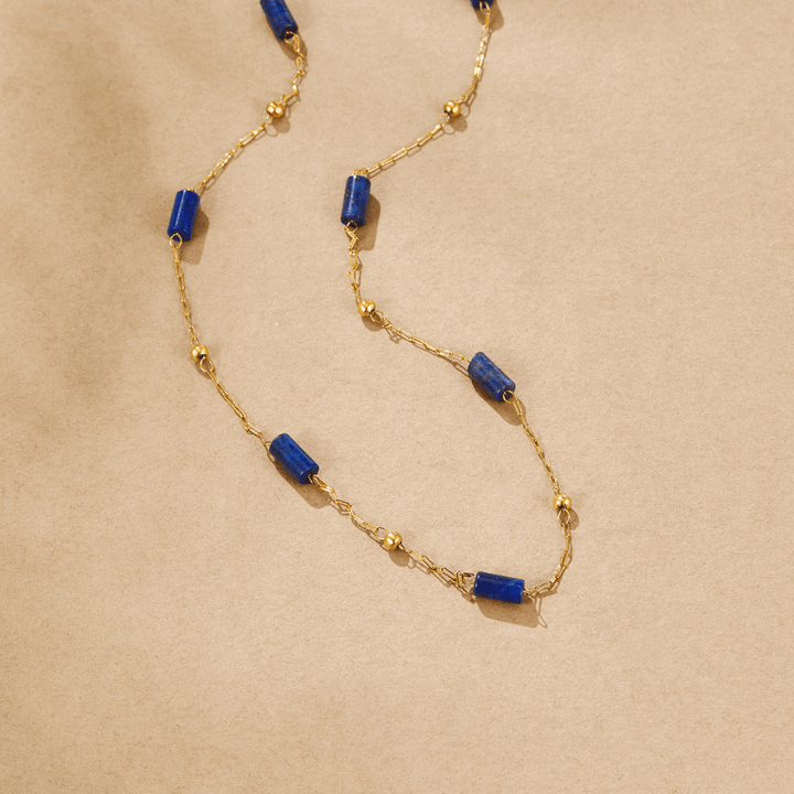 Lapiz Lazuli Bead Necklace