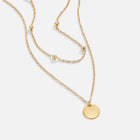 Layered Disc Necklace 1