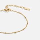 Mira Beaded Gold Anklet 1