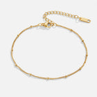 Mira Beaded Gold Anklet 3