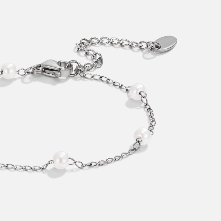 Nura Freshwater Pearl Silver Bracelet