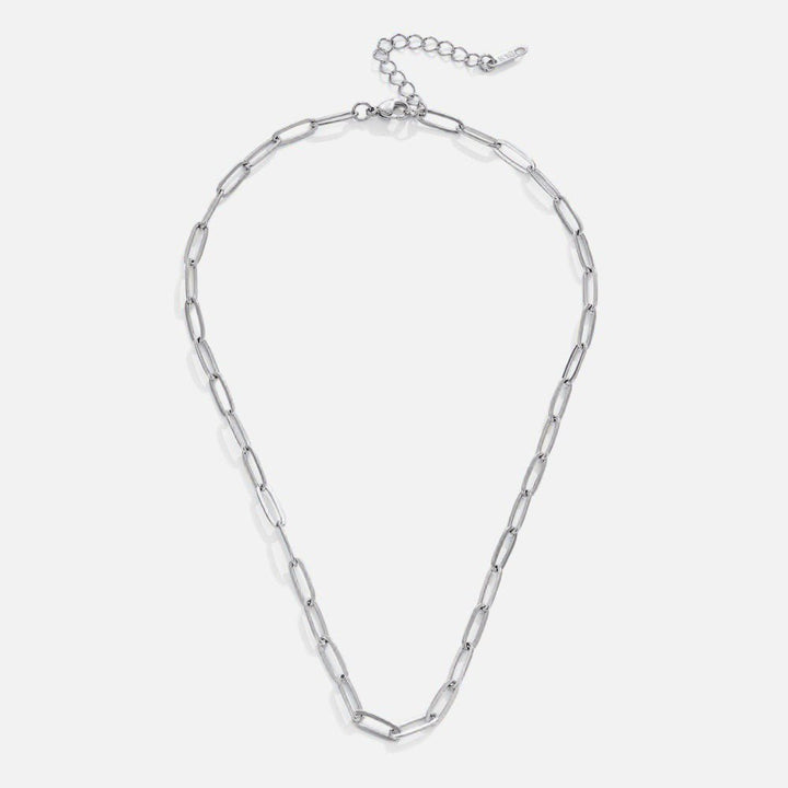Paperclip Silver Necklace