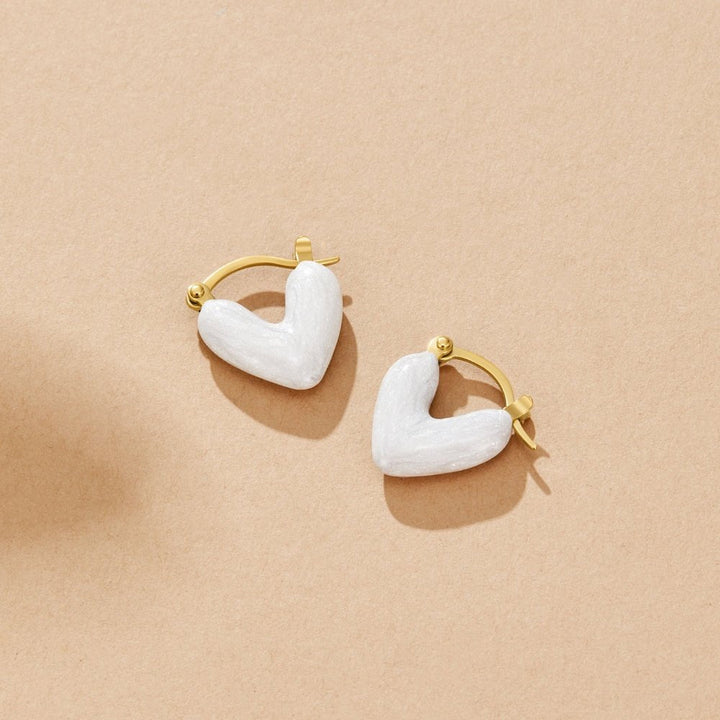 ‘Pure Love’ Heart Earrings