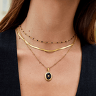 Sarya Snake Chain Gold Necklace 5