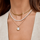 Sarya Snake Chain Gold Necklace 7