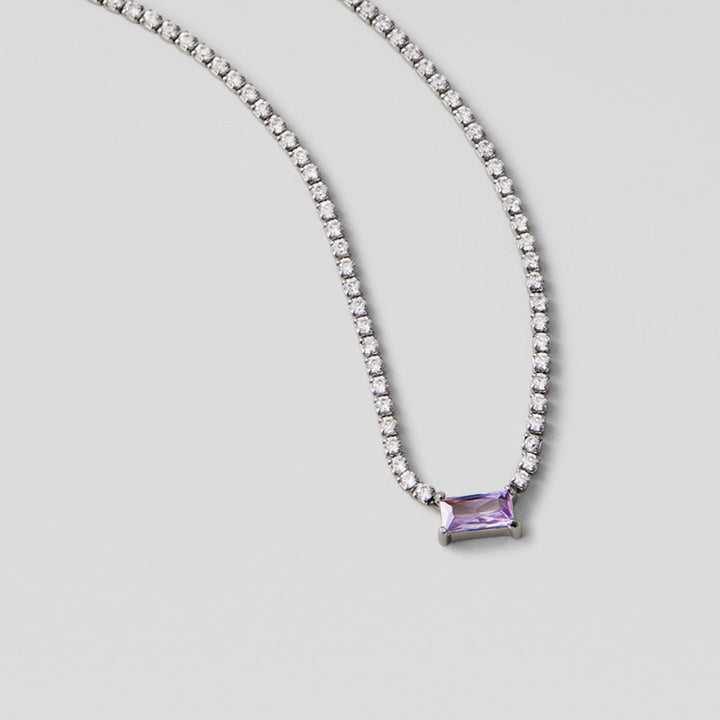 Silver Luxe Crystal Necklace