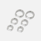 Silver Trio Mini Hoop Set 1