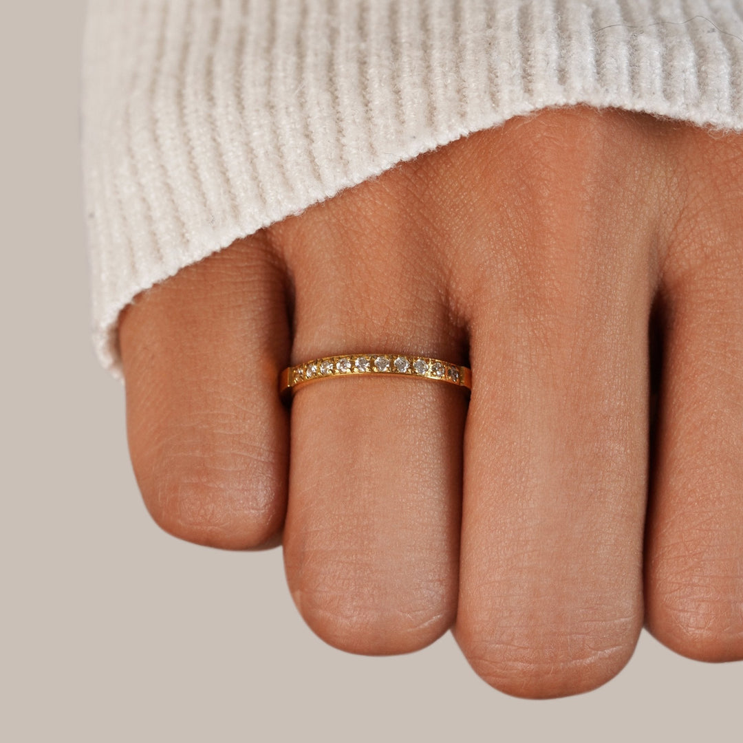 Timeless Beauty 18K Crystal Ring