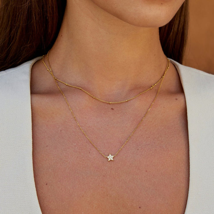 Tiny 'Shooting Star'  Necklace