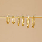 Triple Hoop Earrings Set 5