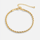 Twisted 18K Gold Bracelet 6