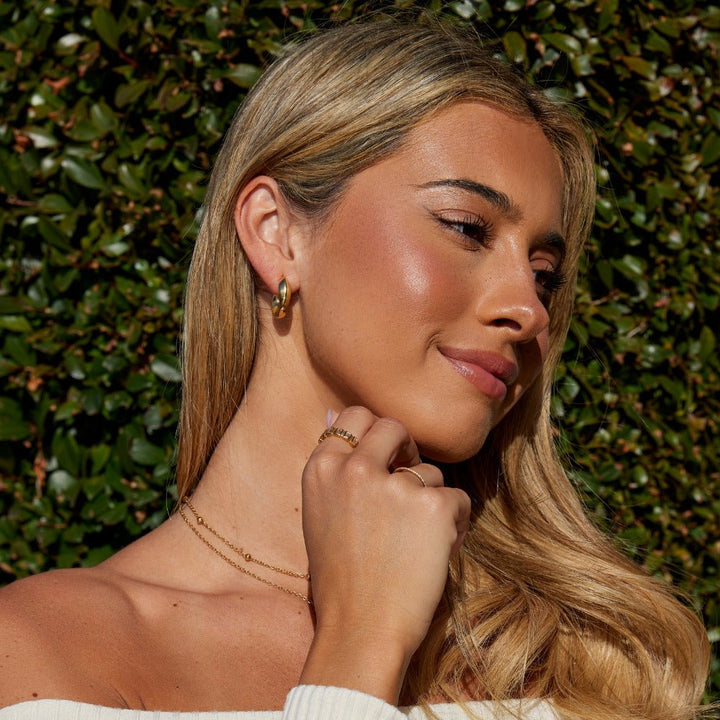 Twisted Sarah Hoop Earrings