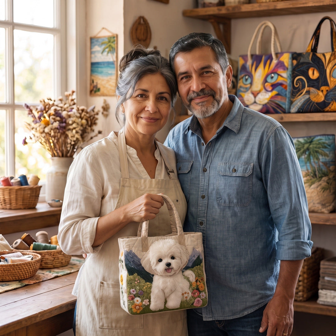 Bolso Artesanal Acolchado — Perro Encantado
