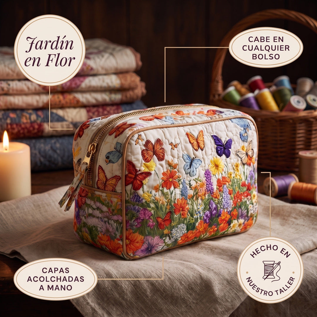 Neceser Acolchado — Jardín en Flor