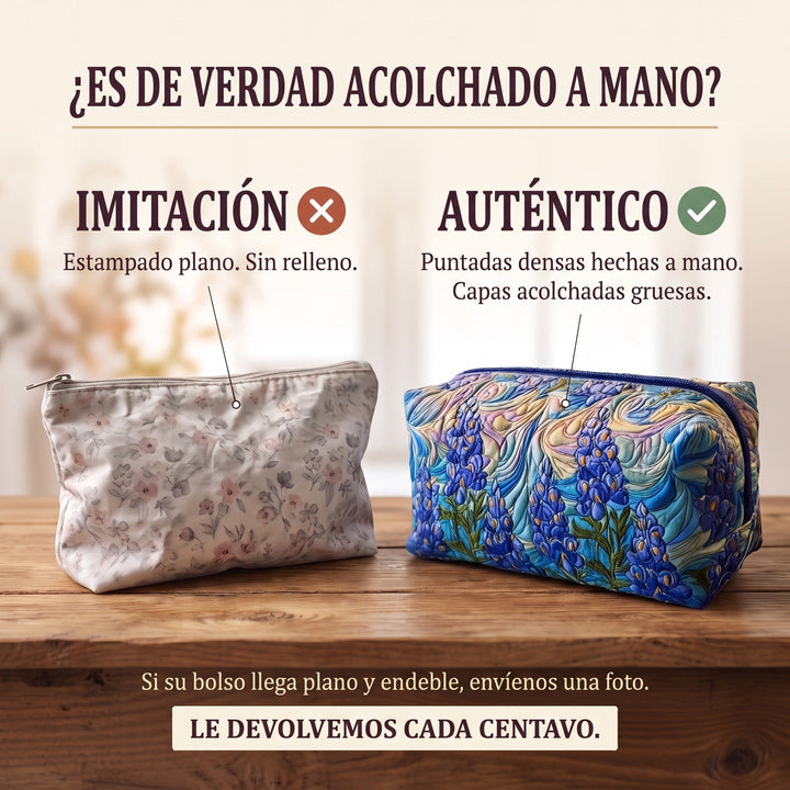 Neceser Acolchado — Remolino Floral