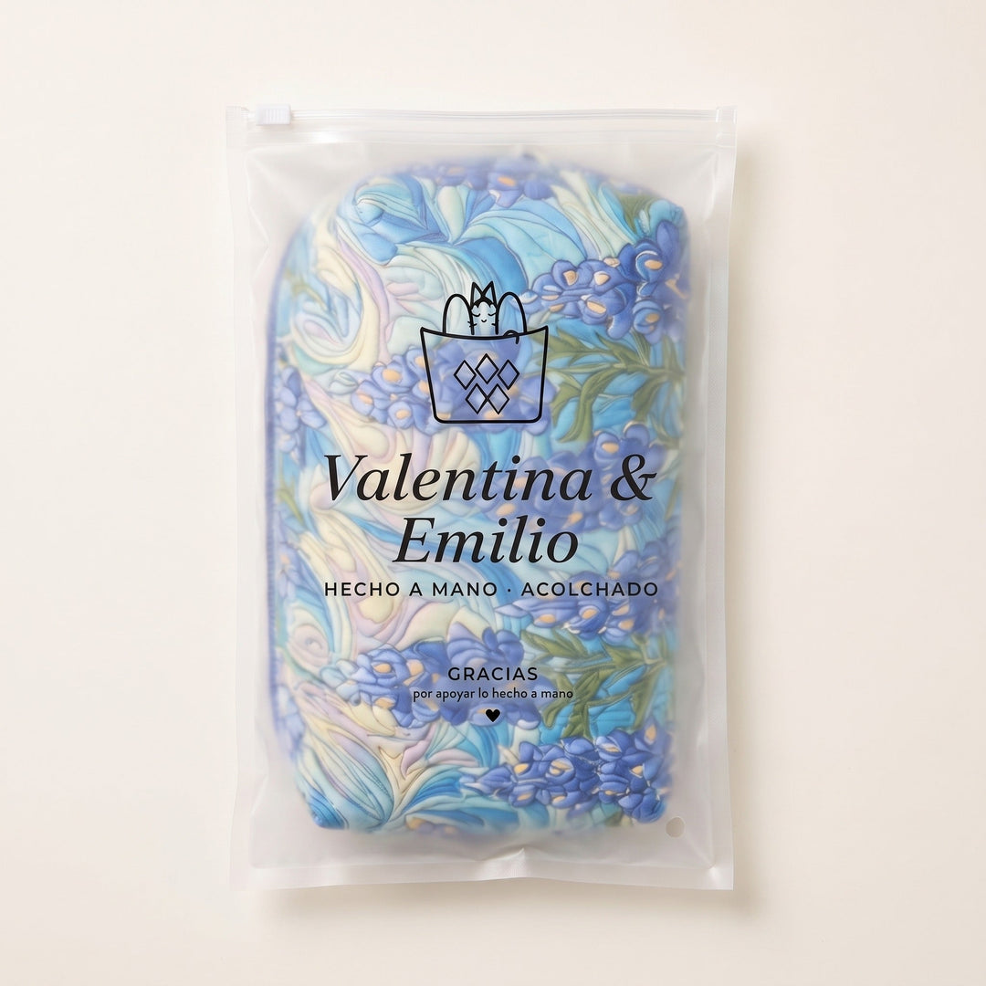 Neceser Acolchado — Remolino Floral