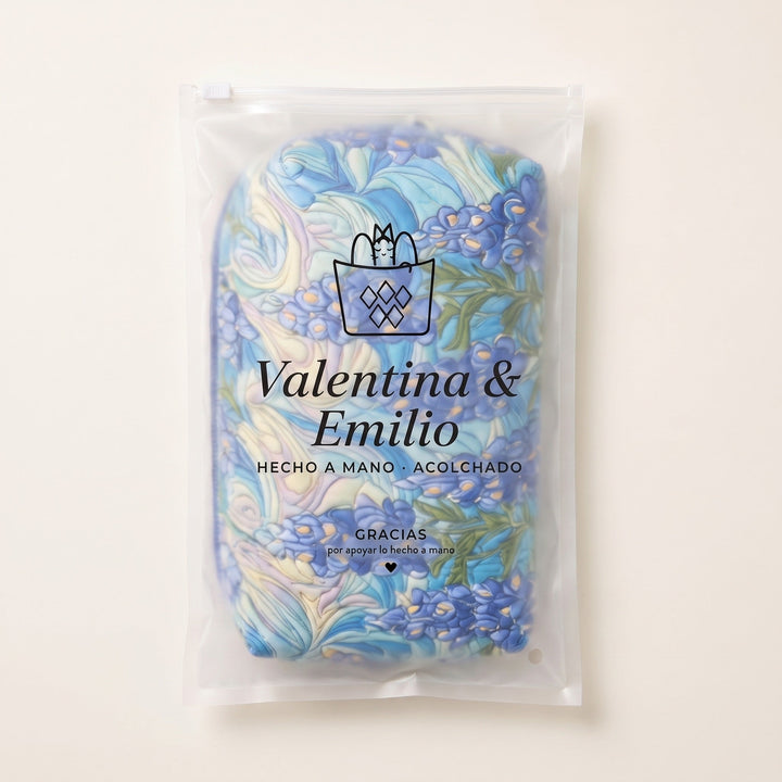 Neceser Acolchado — Remolino Floral