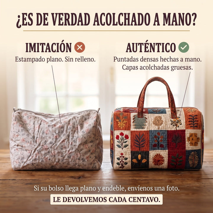 Bolso de Viaje Acolchado — Serenata de Pétalos